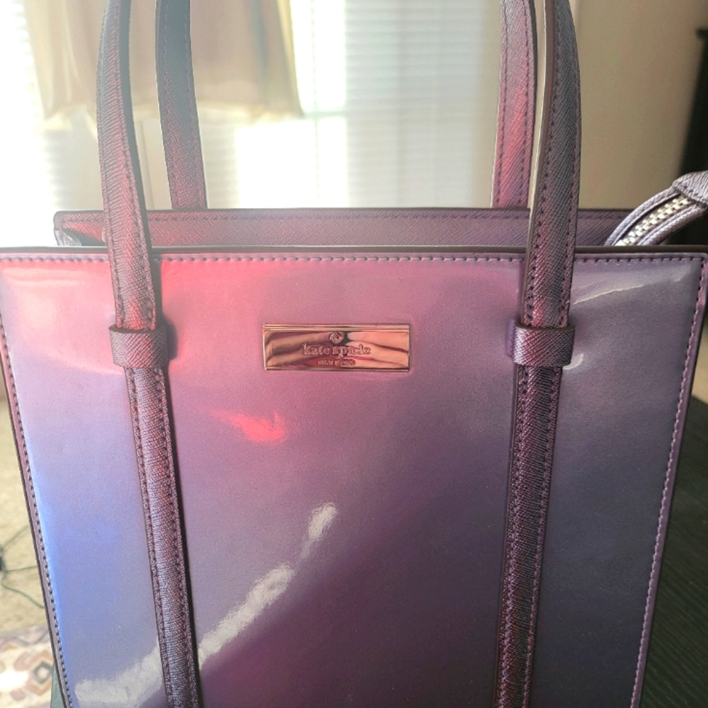 Kate Spade Purple PURSE - Picture 6 of 6